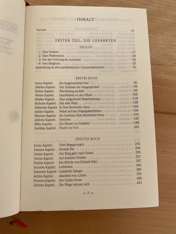 Der Herr der Ringe J.R.R. Tolkien/das legendäre rote Buch Kaufen auf Ricardo