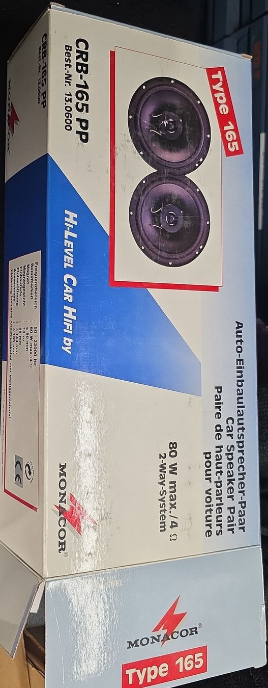 Monacor Casse acustiche: Monacor Auto-Einbaulautsprecher CRB-165 PP  – Nuovo (secondo la descrizione) da Fehraltorf venduto da H.P1950