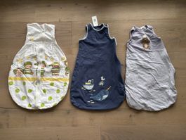 3 Baby Schlafsäcke Grösse 70, Sommer & Übergang. Sehr gut er