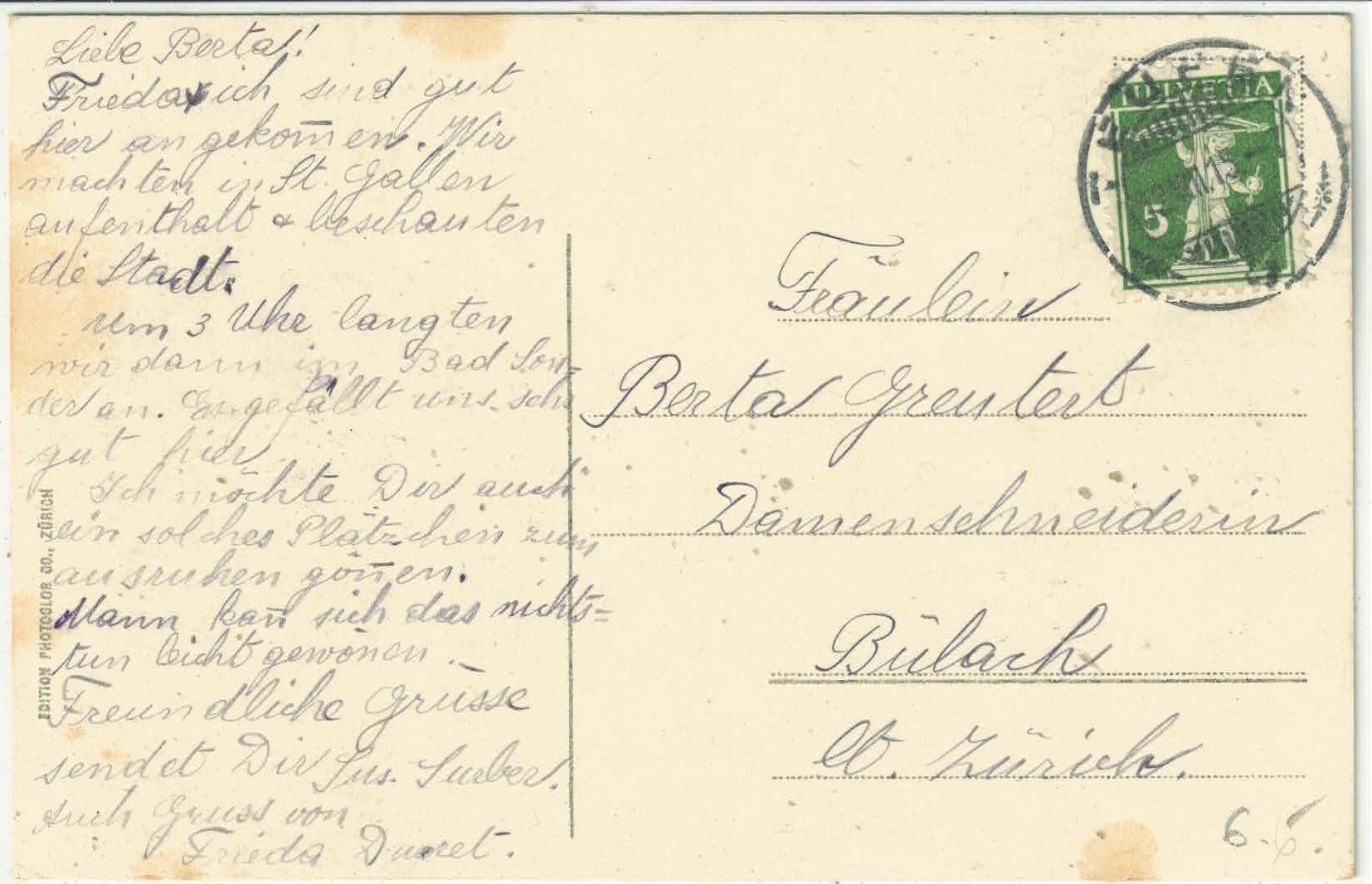 Cartoline postali: Bad Sonder - Teufen - Litho – Usato da Ettingen venduto da Kartenplanet 1