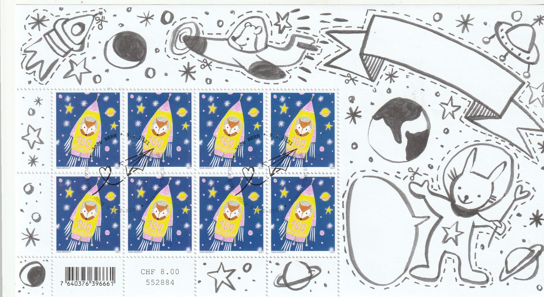 Tutti i francobolli: CH Briefmarken Lot Kleinbogen gestempelt 2011 – Usato da Rupperswil venduto da Ema10 2