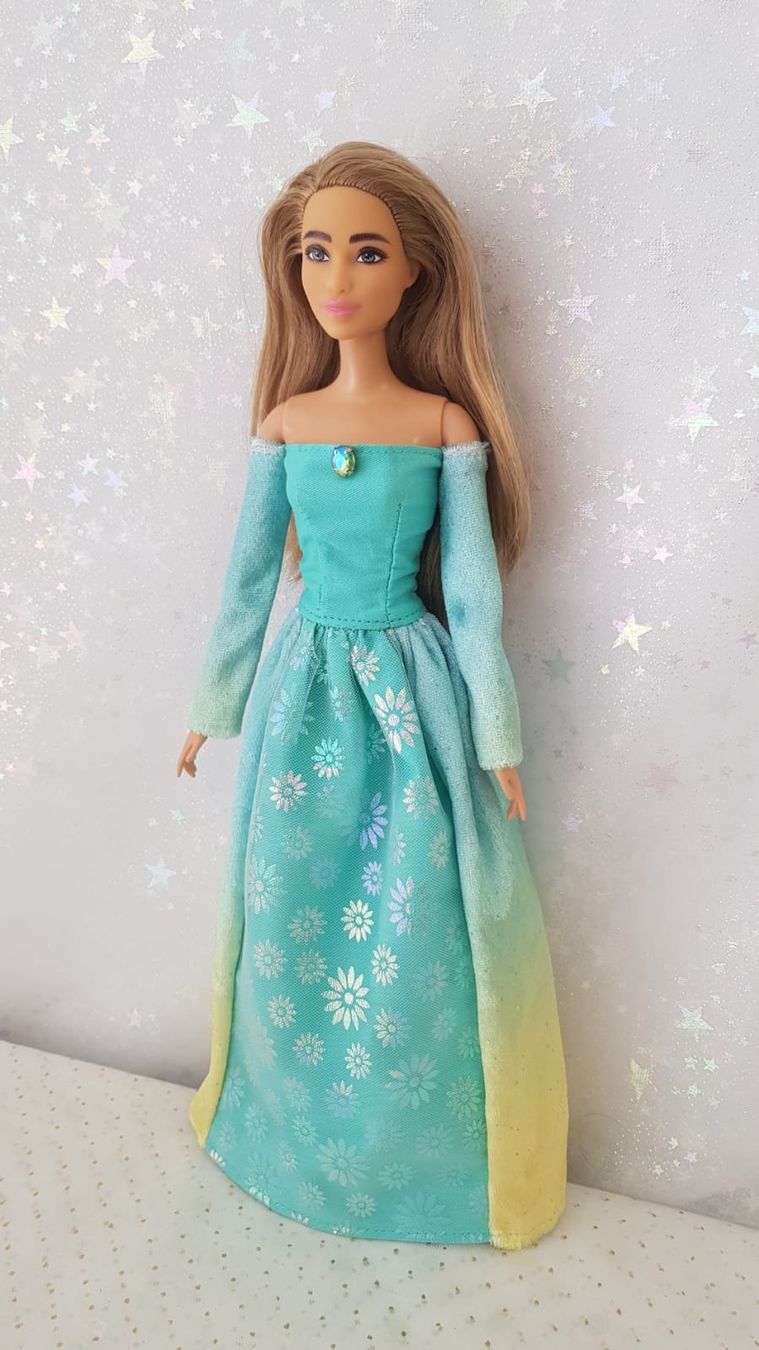 Bambole: Barbie Kleid selbstgemacht – Nuovo e nell'imballaggio originale da Lachen SZ venduto da Sakura4hime 2