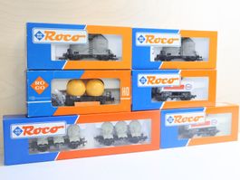 ROCO 7 x Tankwagen - schönes Set - Neupreis 120.- H0