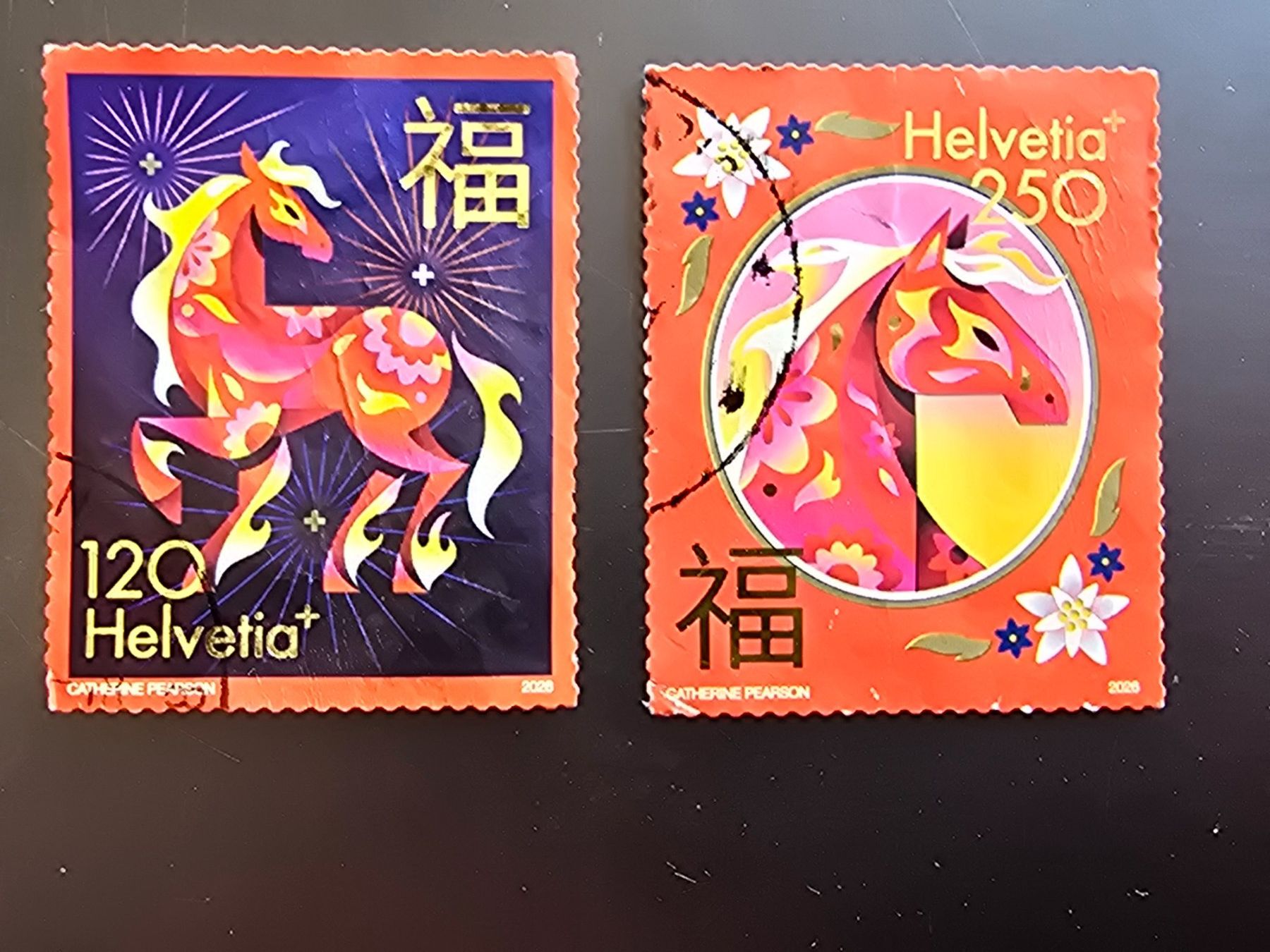 Alle Briefmarken: Briefmarken schweiz 2026 Pferde – Gebraucht aus Hedingen von mickway