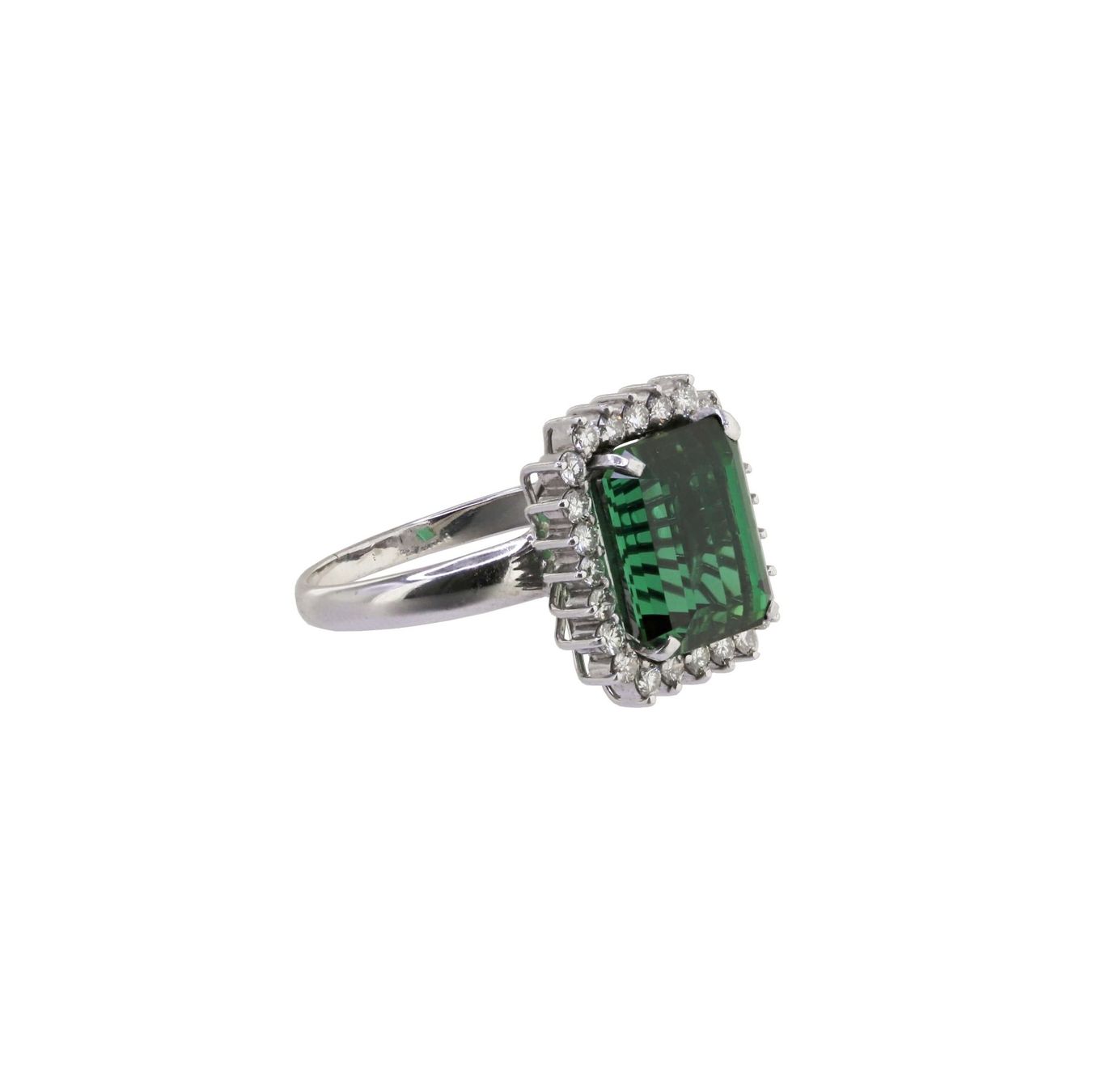 Anelli: Turmalin Diamant Ring – Usato da Zürich venduto da Vintage-Jewellery 3