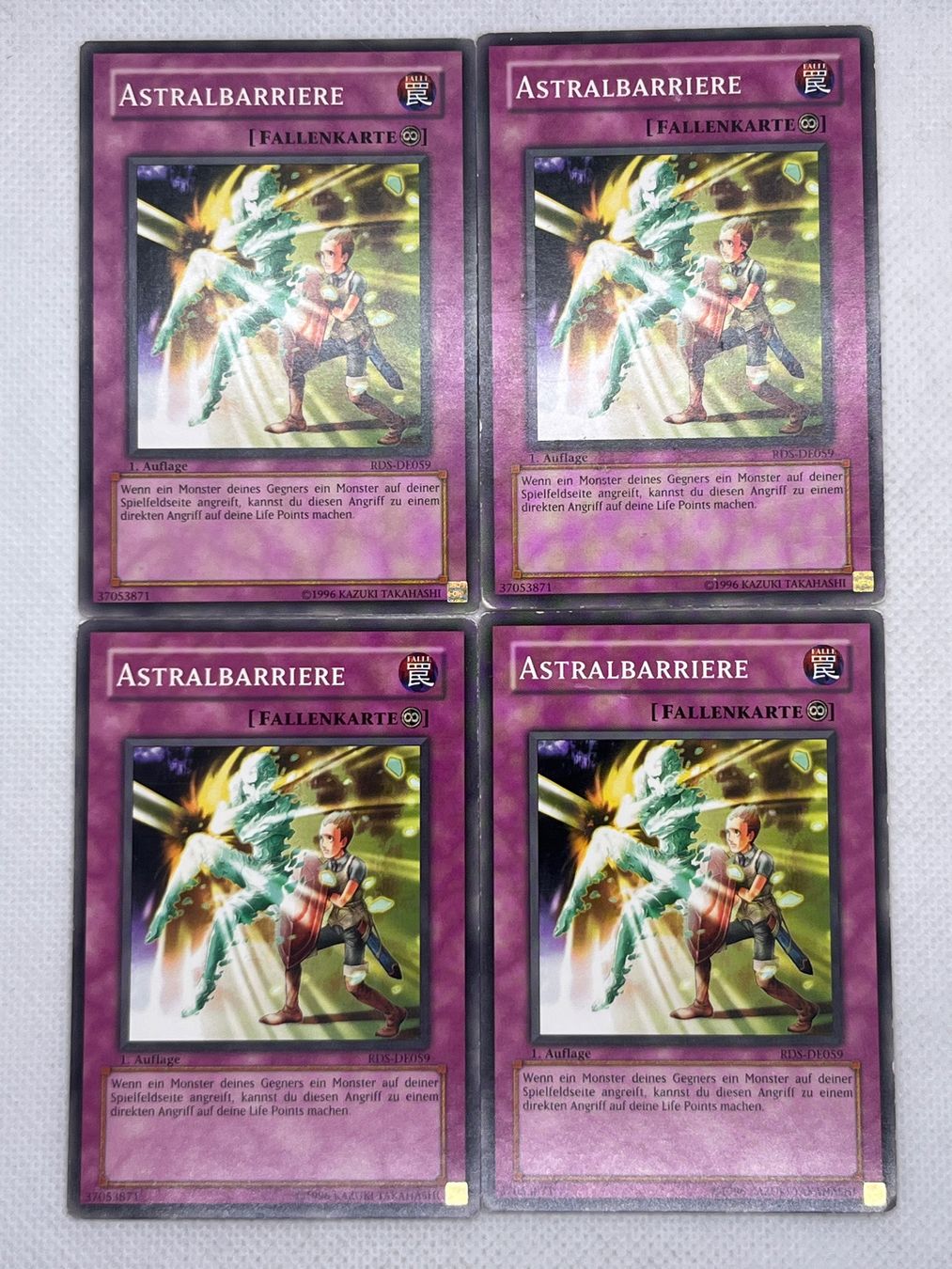 Yugioh Carte collezionabili: Yu-Gi-Oh! Astralbarriere RDS-DE059 Deutsch Common 1. Auflage – Usato da Hinterkappelen venduto da Kim1992