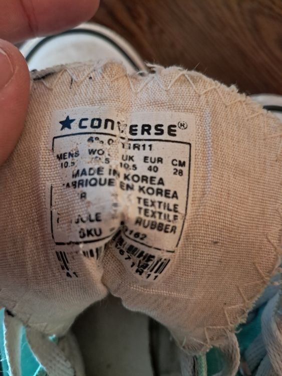 Converse Herrenschuhe: Converse Chucks All Star türkis Grösse 39 – Gebraucht aus Bern von feckat 3