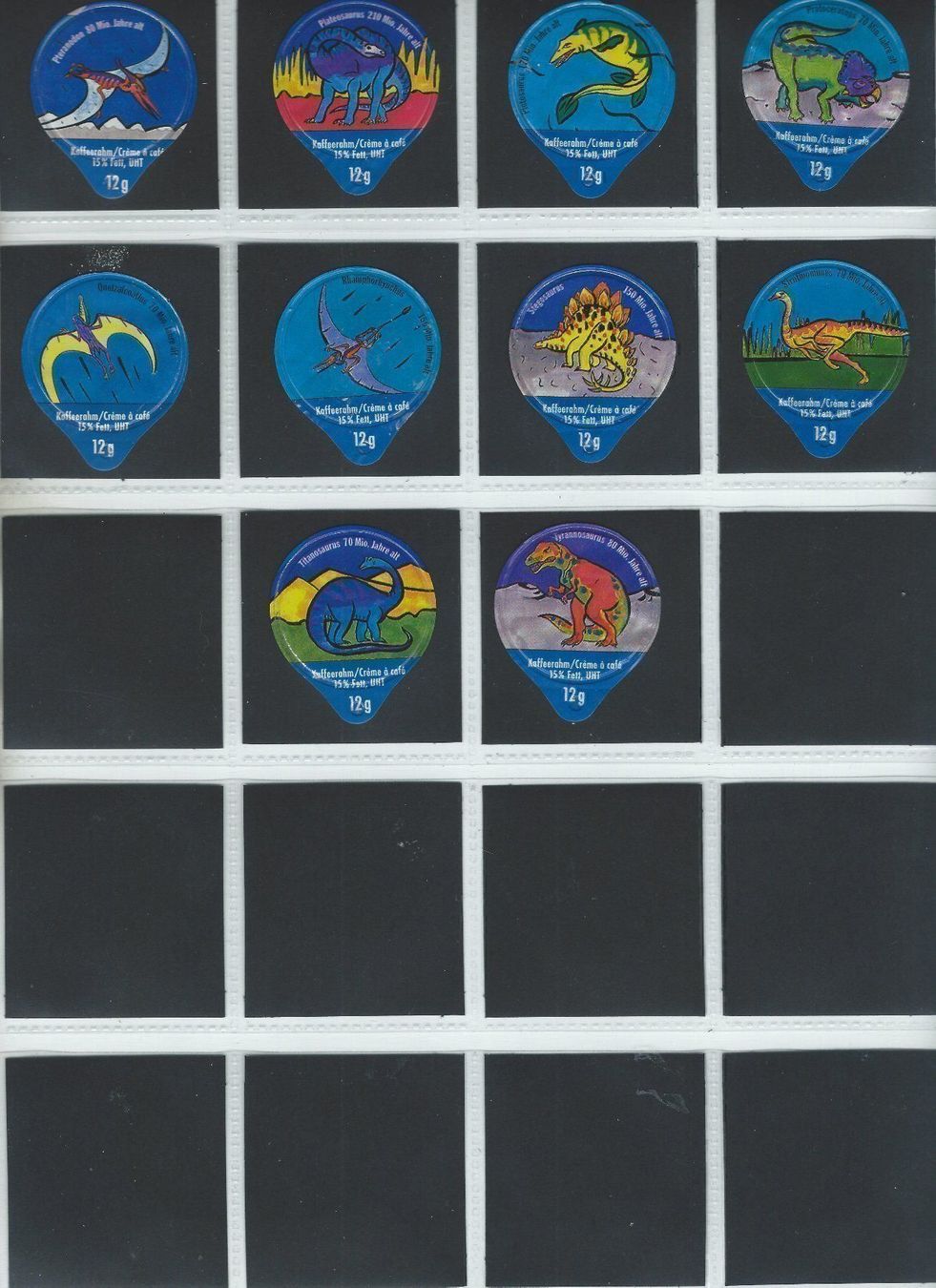 Kaffeerahmdeckel: KRD. Dinosaurier III 1993 / 83 C – Gebraucht aus Hochdorf von KRdeckeli 1