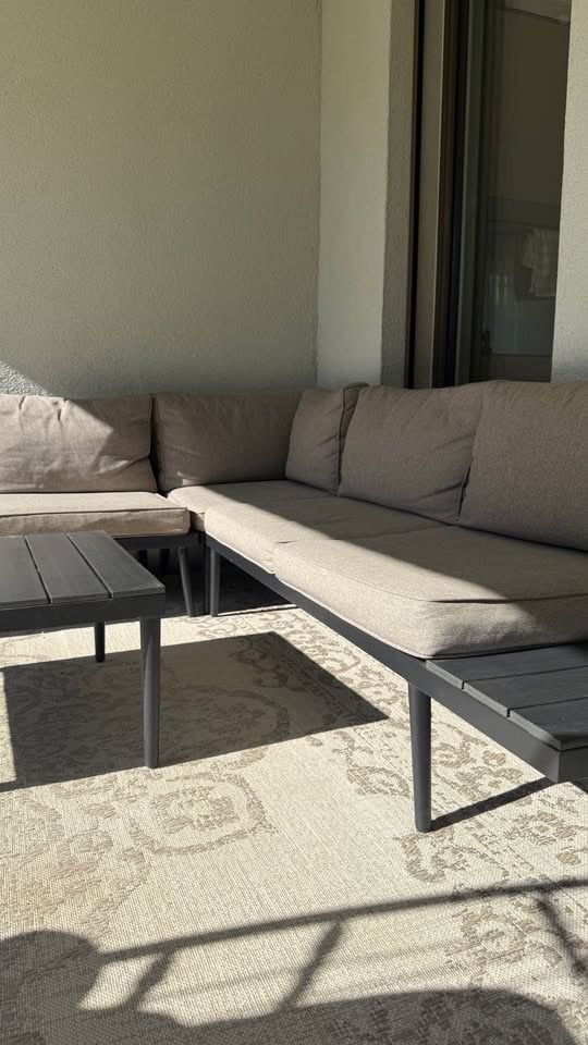 Divani: Grosse Gartenlounge Taupe | wie neu – Usato da Rapperswil SG venduto da spy_h869 1