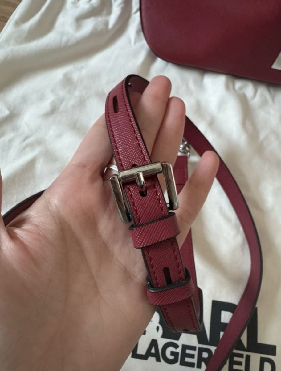 Karl Lagerfeld Taschen für Damen: Sac à main Karl Lagerfeld rouge – Neu (gemäss Beschreibung) aus Bulle von val_gs57 9