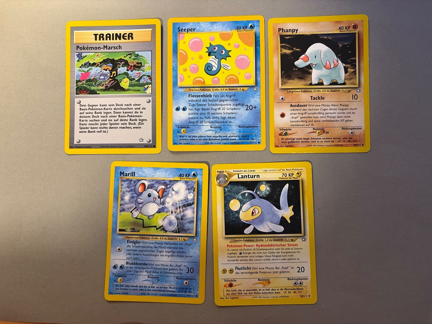 Pokémon Carte collezionabili: Neo Genesis 20 verschiedene Karten – Usato da Kehrsatz venduto da Riyouu 2