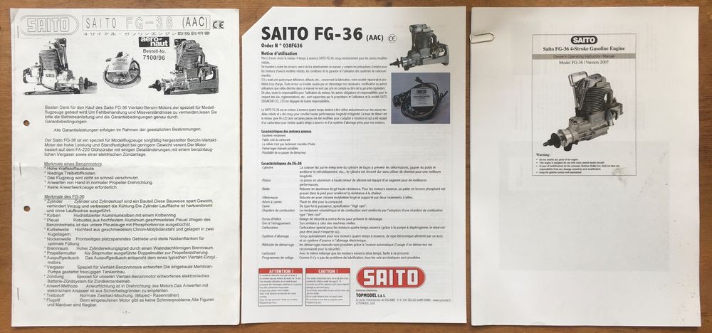 Saito FG-36 4T essence | Kaufen auf Ricardo