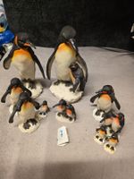 Pinguin Figuren Set diverse Grössen  4 Defekt