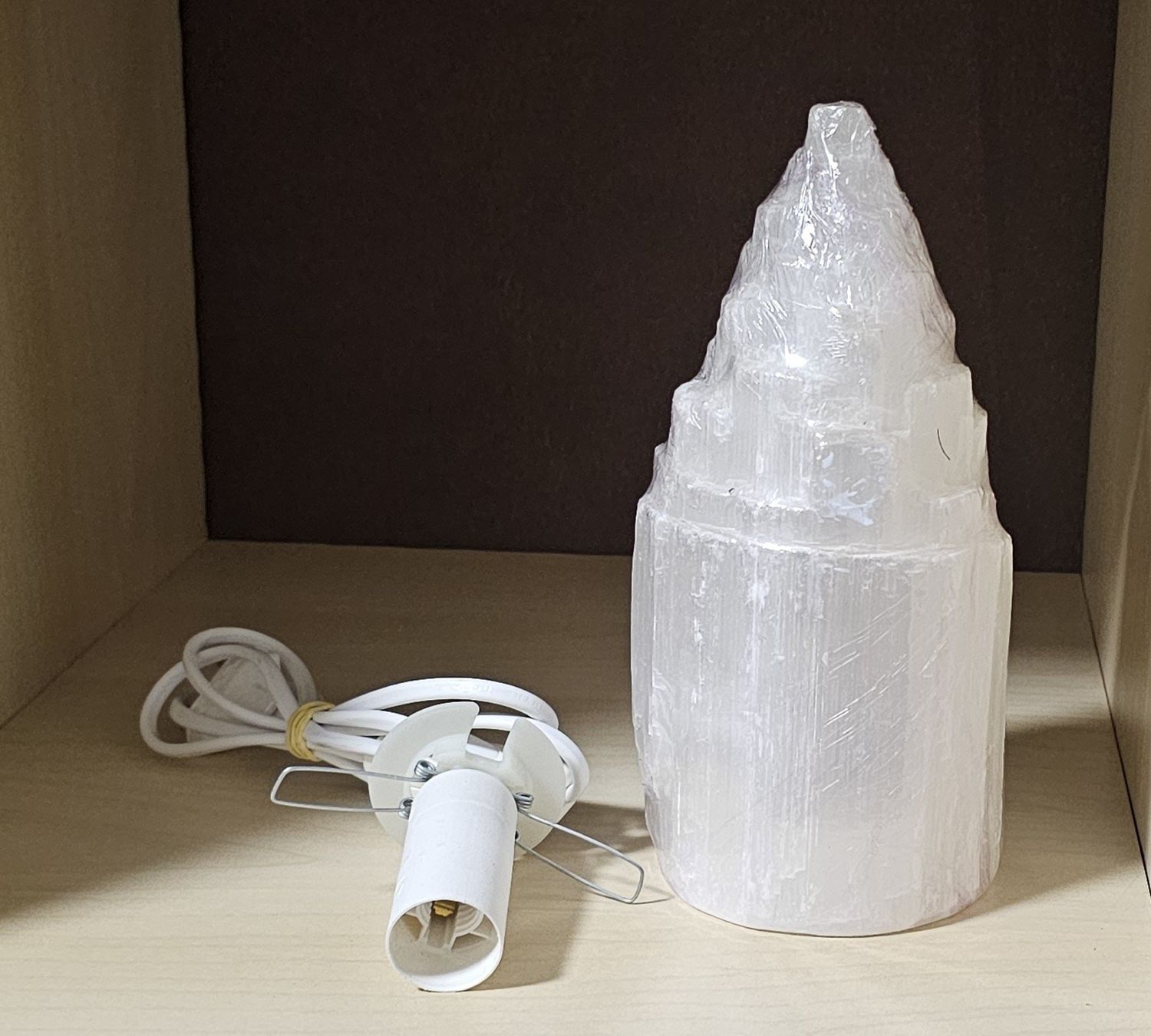 Minerali & Pietre curative: Selenitlampe - 20 cm – Nuovo e nell'imballaggio originale da Ennetmoos venduto da berg2011 3