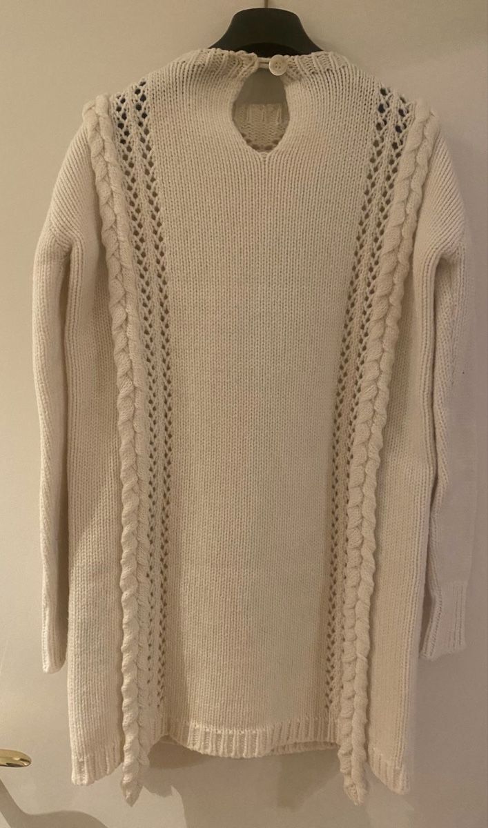 Maglioni & Felpe: Pull/robe blanc Adriana Iglesias – Usato da Genève venduto da AlBE909 1