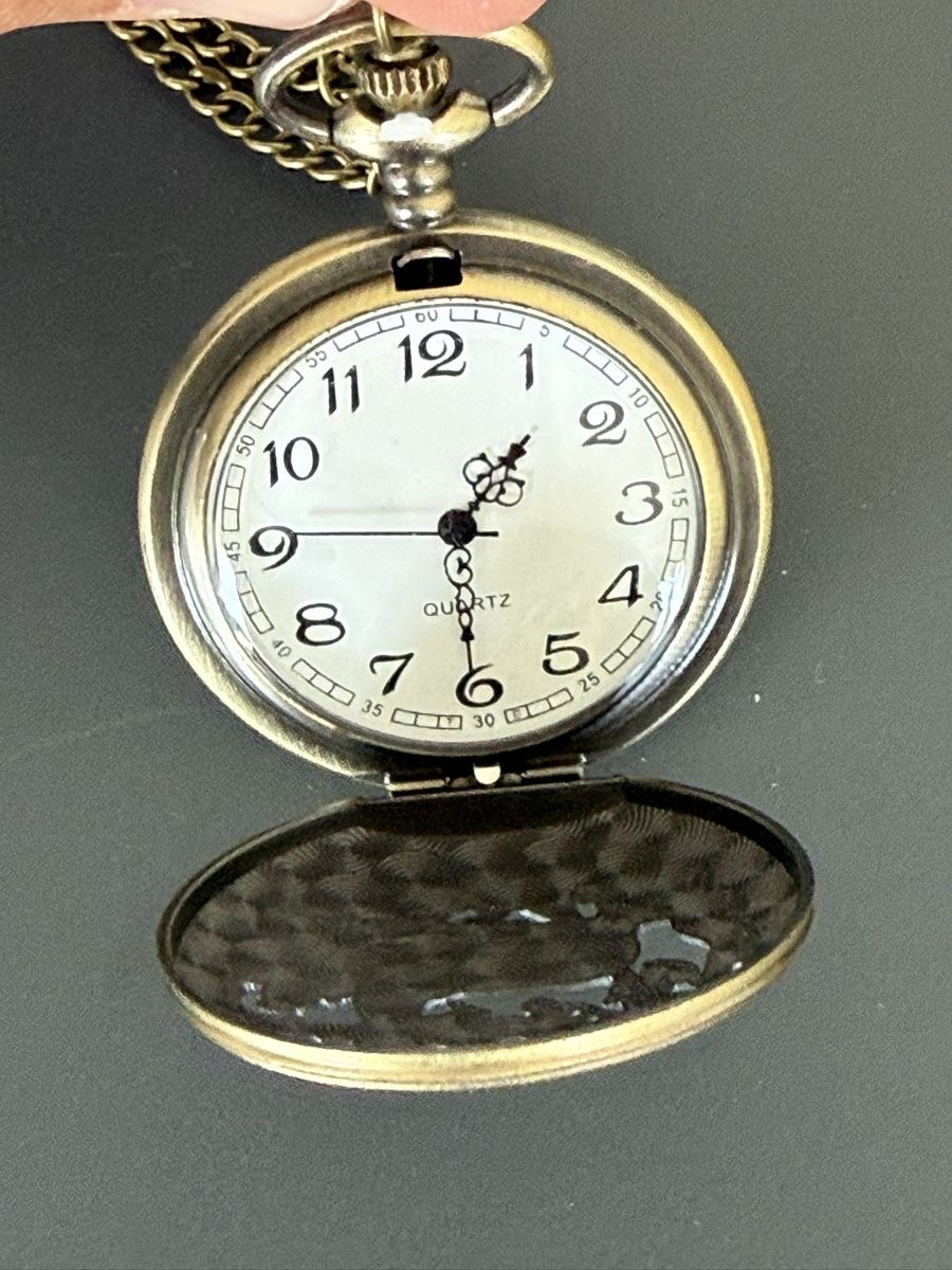 Uhren: Taschenuhr mit Hirsch-Motiv – Gebraucht aus Arbon von Jelmo 2