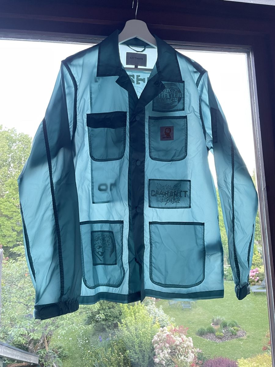 Carhartt Camicie: CARHARTT WIP X BRAIN DEAD CHORE COAT BLEU – Nuovo (secondo la descrizione) da Apples venduto da leo_z9kf 1
