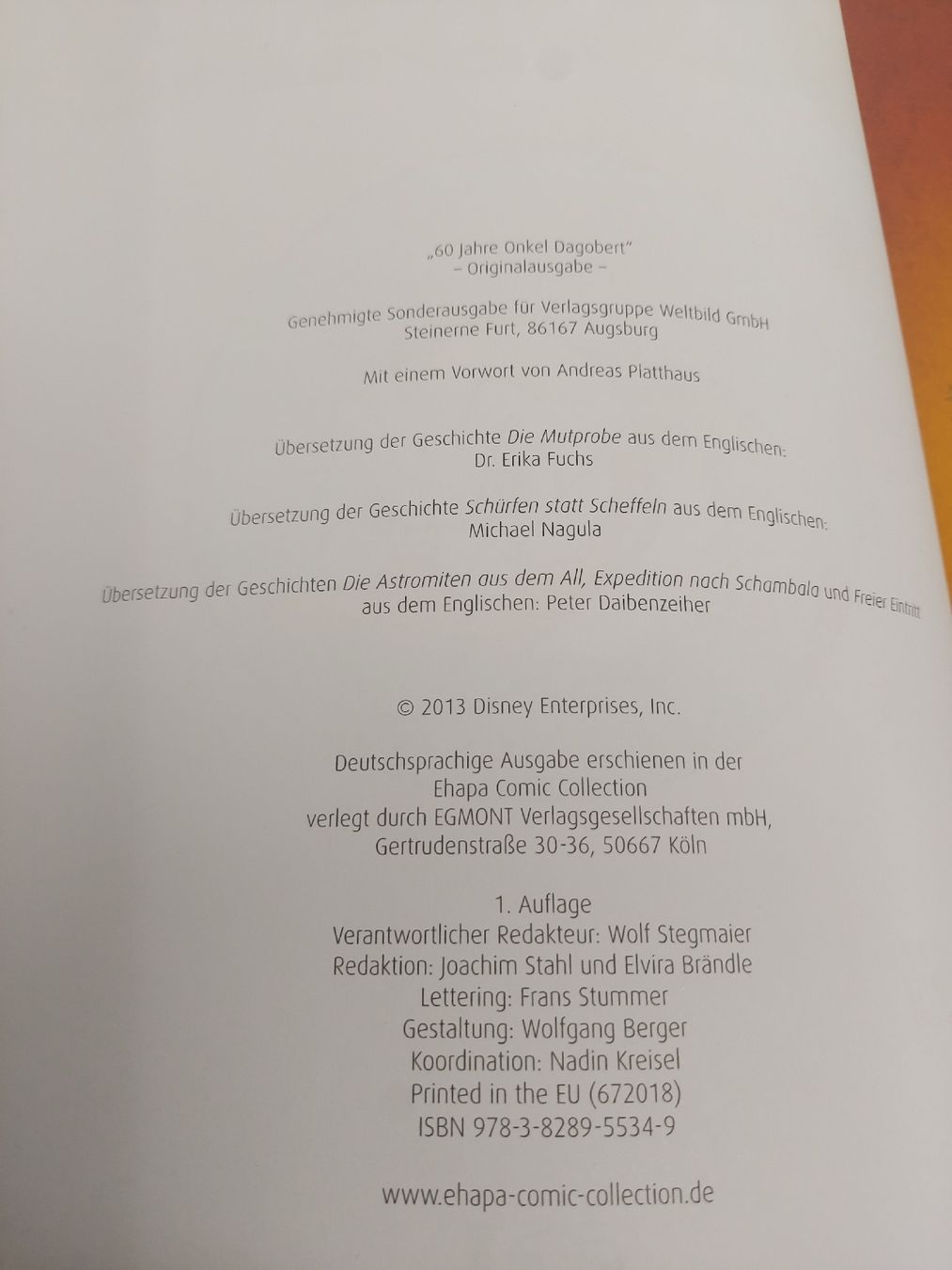 BD: Buch Onkel Dagobert – D'occasion à Meisterschwanden par phaus38 3