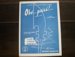 Notenblatt "Ohe....paisà!..." vom 1959