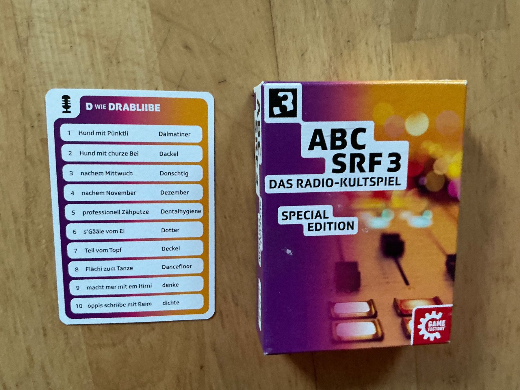 Spiele: ABC DRS 3 Spiel Special Edition – Gebraucht aus Bern von Sistakaiman