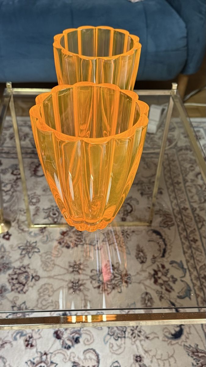Vasi & Recipienti: Seltene Vase Orange Uranglas – Usato da Trasadingen venduto da Kaffee.mann 5