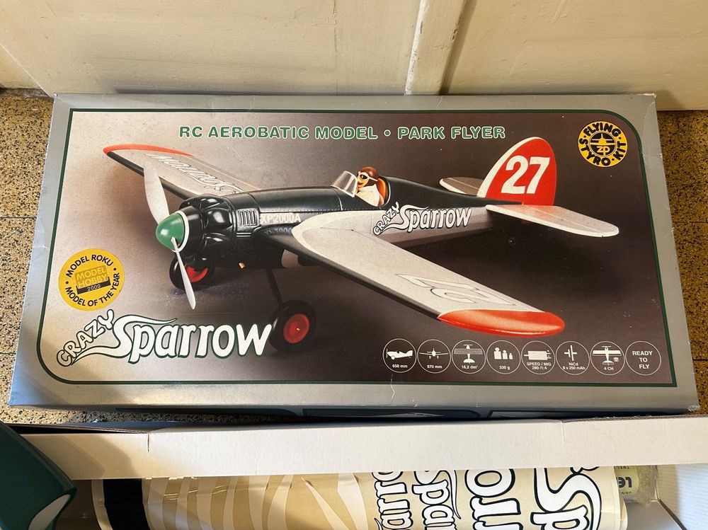 Avion RC Flying Styro Kit Crazy Sparrow | Kaufen auf Ricardo