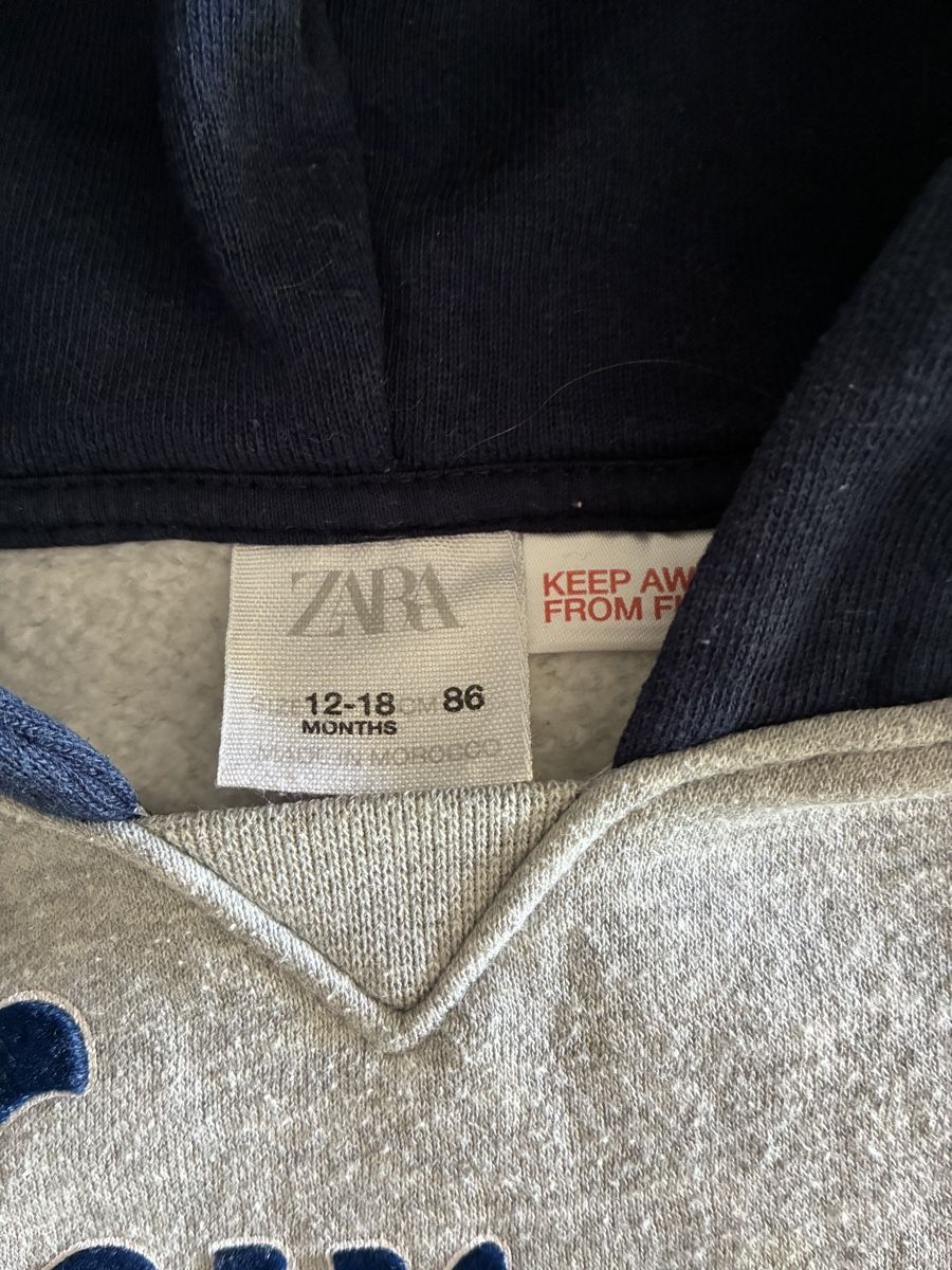 Zara Pulls et sweat-shirts: Kinder Pullover grau Grösse 86 ZARA New York – D'occasion à Stallikon par shop100 1