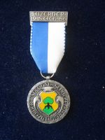 Luzerner Stich 1986 emailliertes Gemeindewappen Buchrain