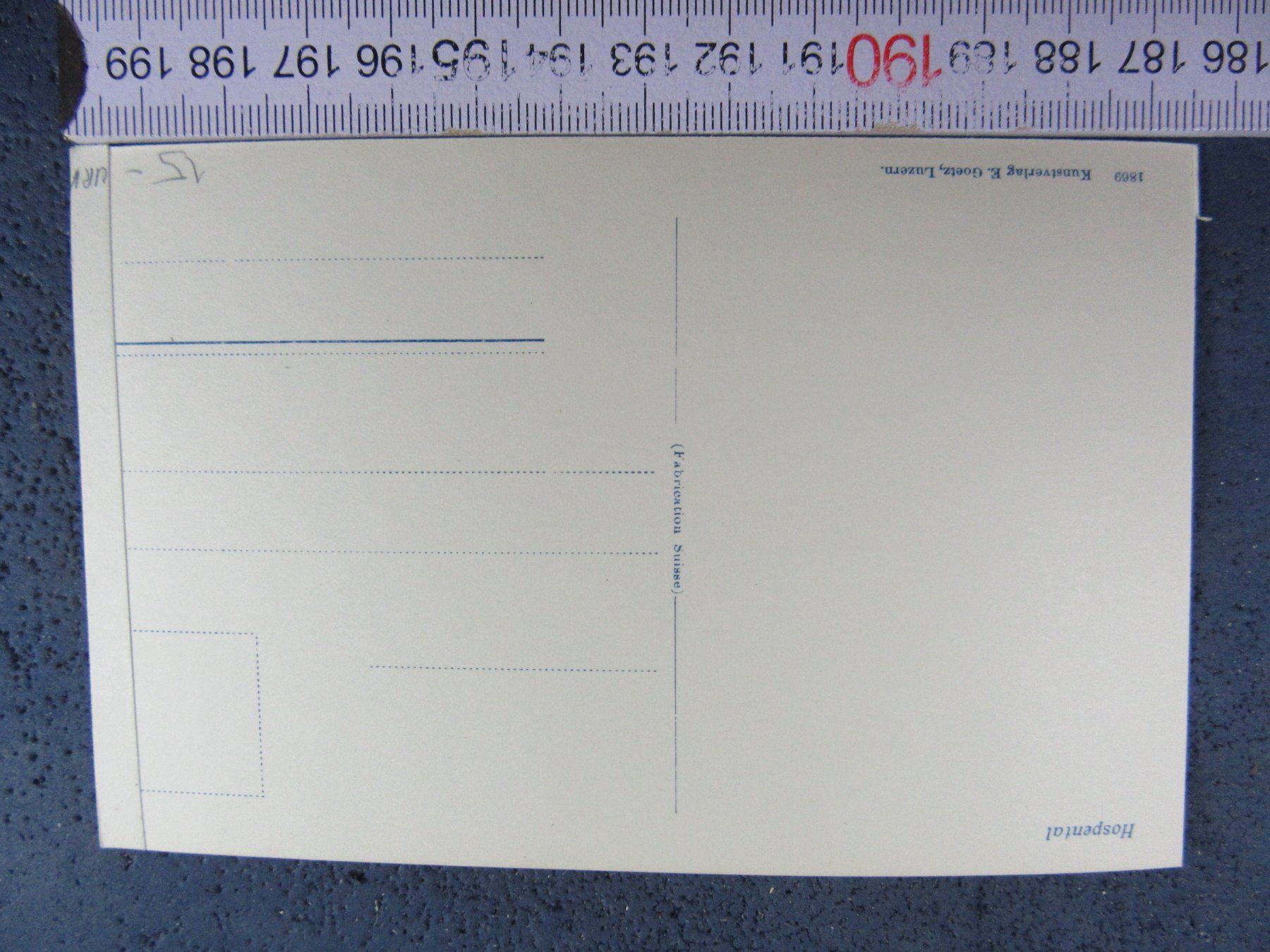 Cartoline postali: HOSPENTAL URI AK – Usato da Ettingen venduto da Hausi4711 1