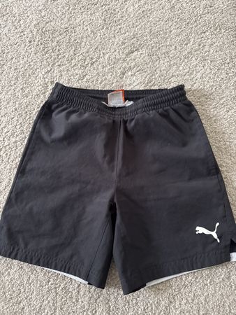 Puma Shorts, Turnhose schwarz, Gr. 140
