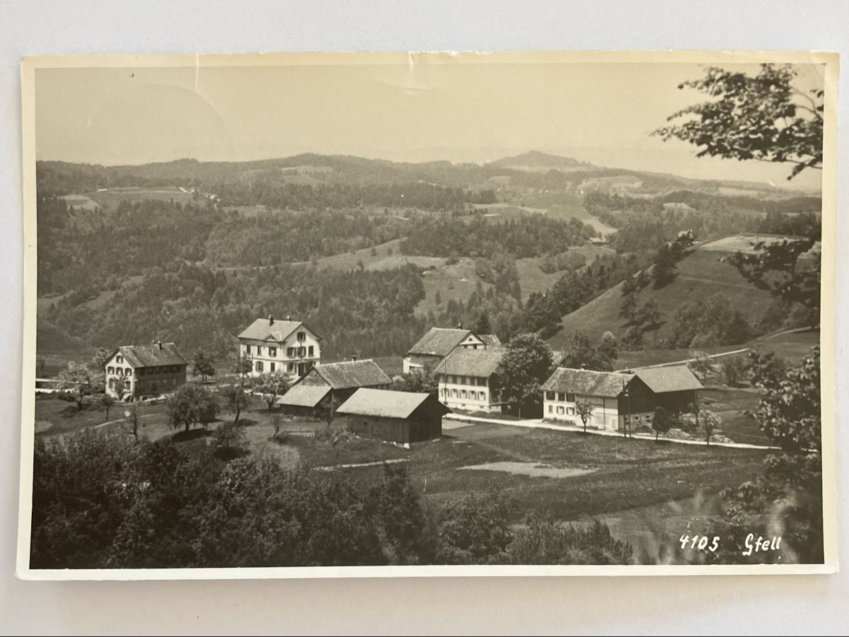 Cartoline postali: Alte Ansichtskarte, Gfell, Sternenberg – Usato da Bauma venduto da Baumer71