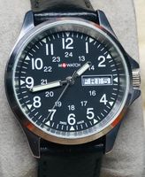 MONDAINE Day-Date Herrenuhr Swiss-Made ( Quartz / 39 mm )
