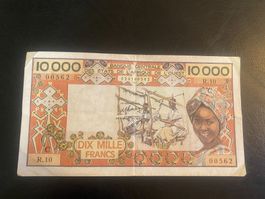 10000 Francs
