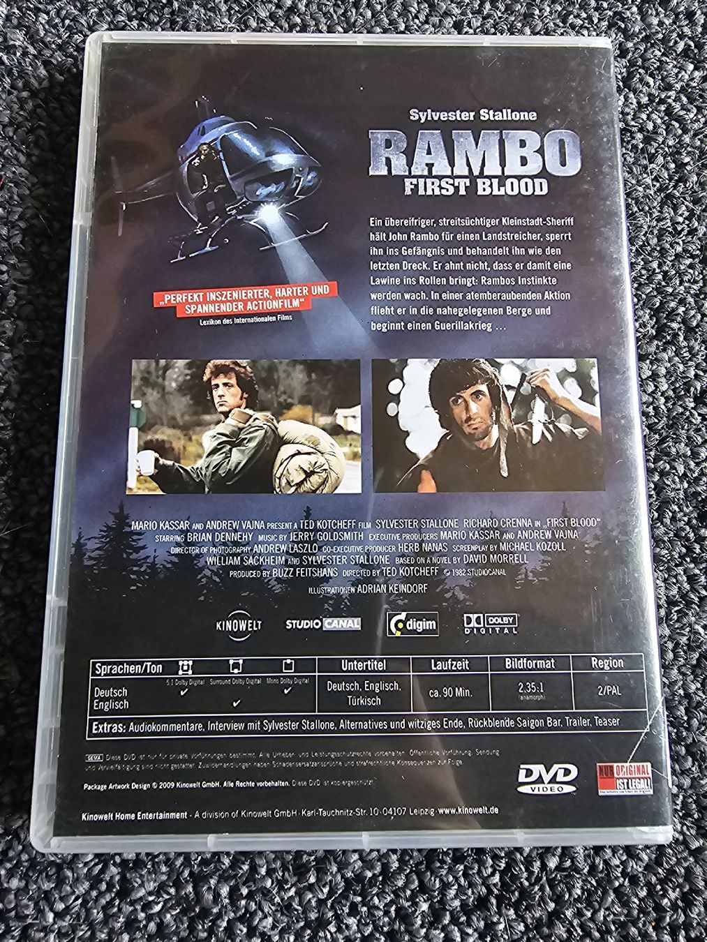 Tutti i DVDs: Rambo First Blood (21941) – Usato da Ruswil venduto da jan_bxl5 1