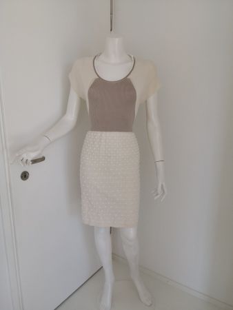 🤩HIGH USE STRICK-KLEID BEIGE NEUWERTIG