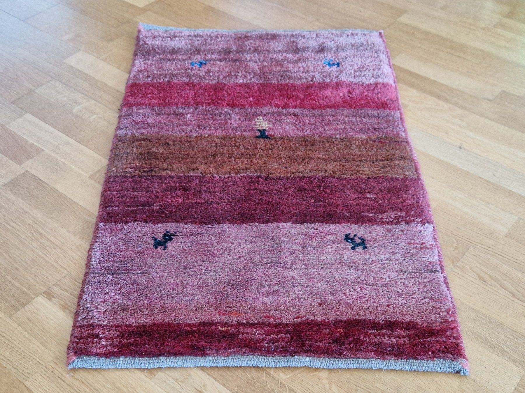 Gabbeh Tappeti: Gabbeh Orientteppich klein rot - 59x95cm – Usato da Bern venduto da belshnikel 3