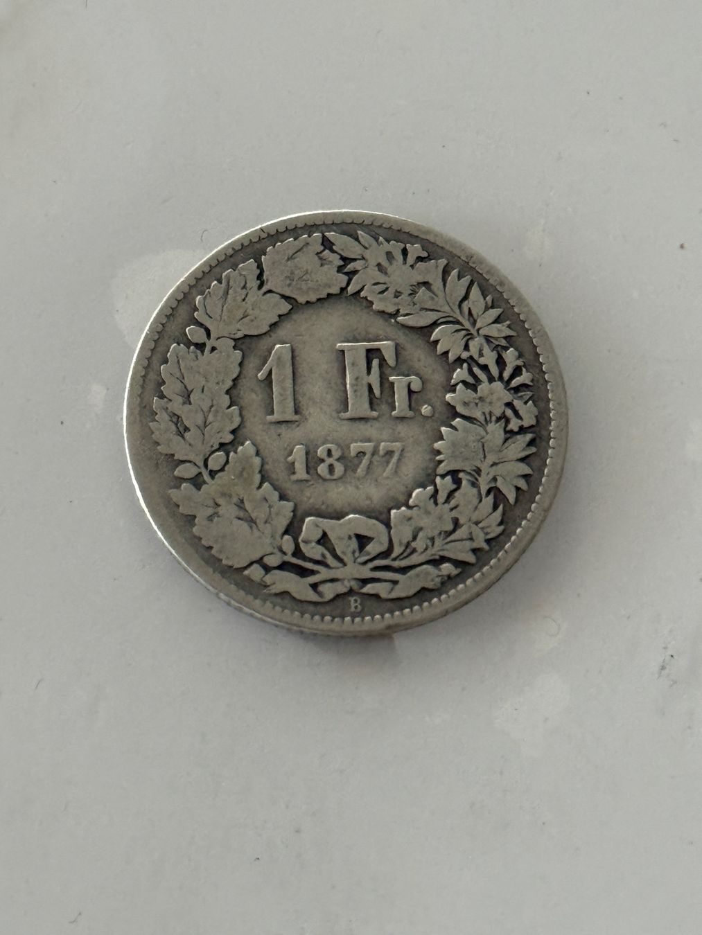 Tutti le monete: 1 Franken 1877  Rar – Usato da Wallisellen venduto da SWISS_SILVER1