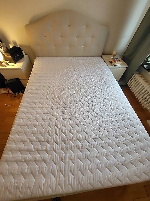 Letti: Bett Boxspringbett mit Bettkasten 140/200 beige – Usato da Brunnen venduto da JJaime