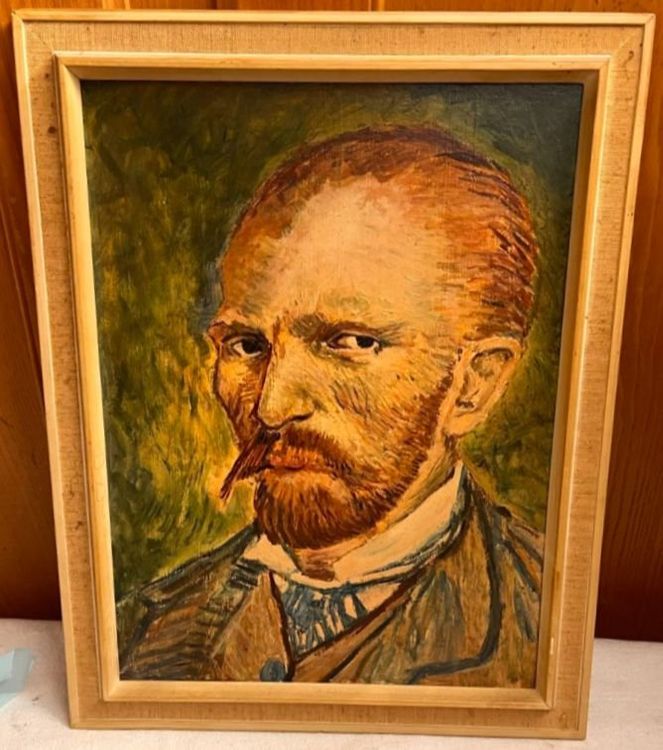 4 Gemälde im Stil von Vincent van Gogh. Selbstporträts (Gebraucht) in ...