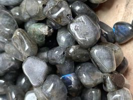 Strang echte labradorite Nuggets / stone 6-8 mm