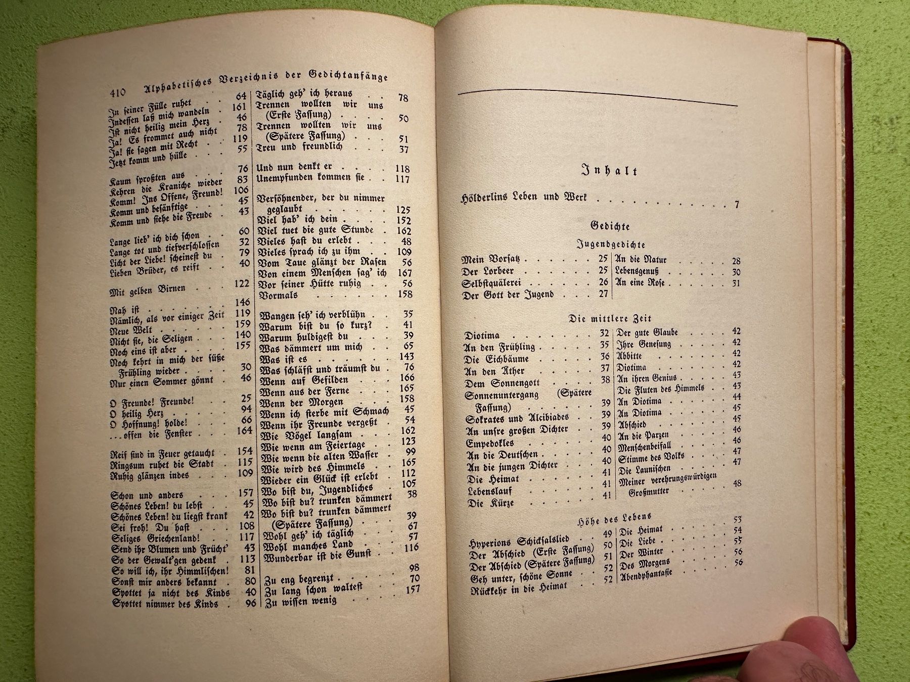 Libri: Will Vesper (Hrsg.): Hölderlins Werke. – Usato da Zürich venduto da allp 5