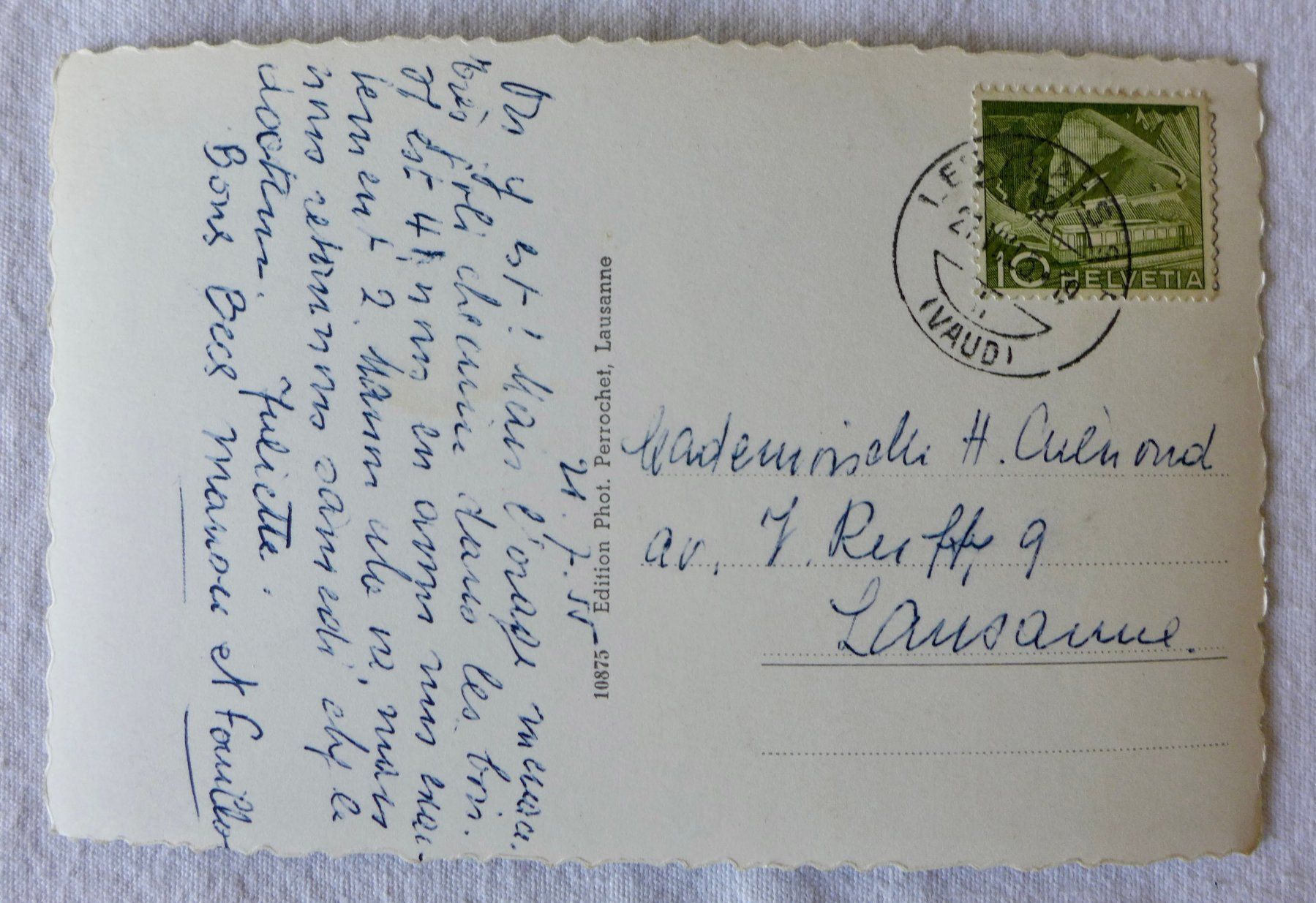 Cartoline postali: AK LES PLANS sur BEX VD, Mehrbild – Usato da Wallisellen venduto da aloa09 1