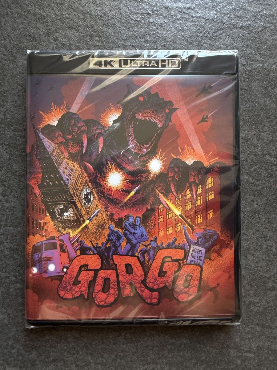 Tutti i DVDs: Gorgo 4K UHD Vinegar Syndrome – Nuovo (secondo la descrizione) da Zürich venduto da cENS0R 3