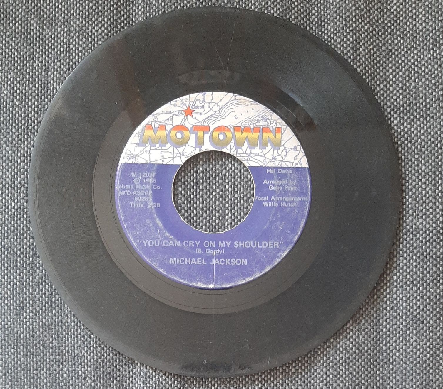Dischi in vinile: Michael Jackson - Ben / You Can Cry - 7" 1971 US press rare – Usato da Watt venduto da Tomaf 1