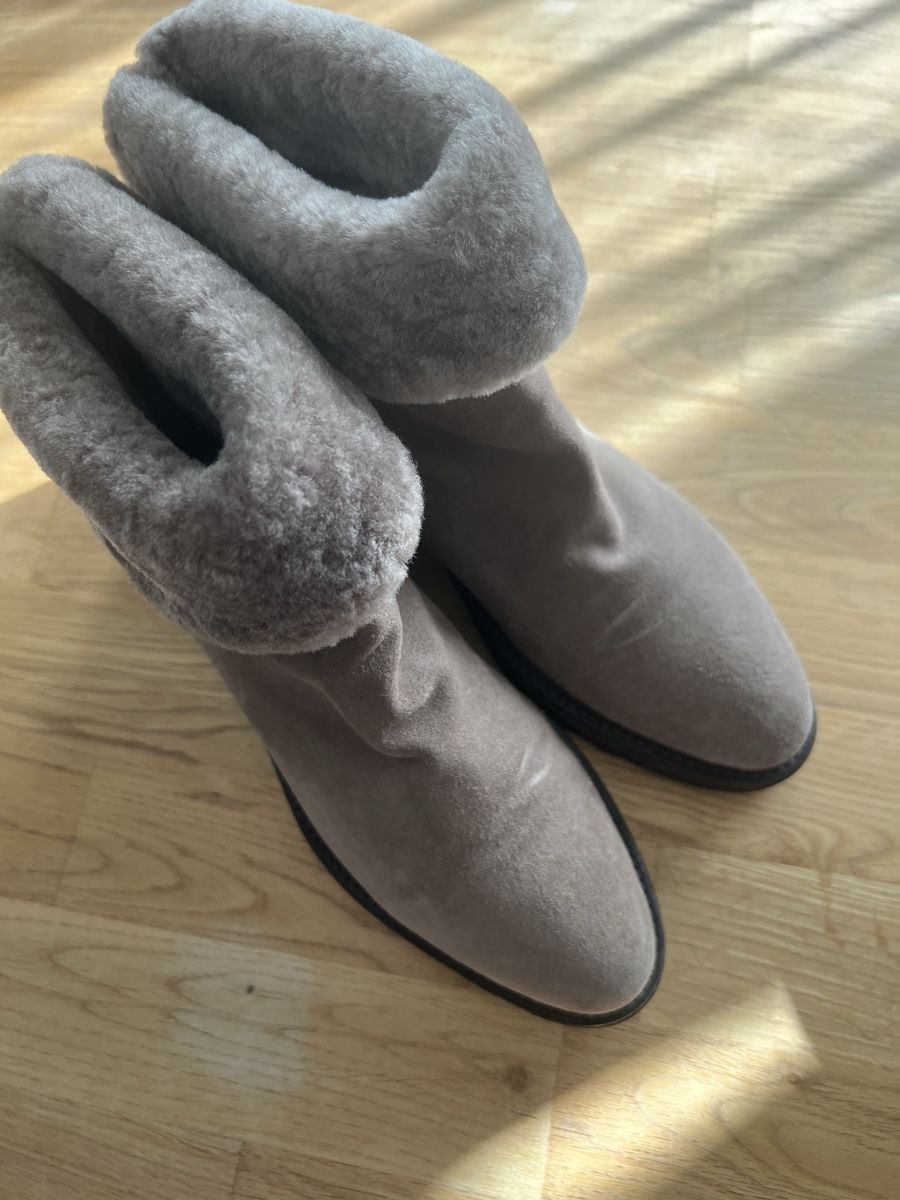 Scarpe da donna: Warme Winterboots Wildleder Gr.39 – Usato da St. Moritz venduto da vika55 2