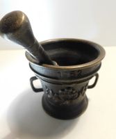 Mörser kleiner antiker massiver Bronze Mörser