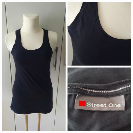 ***STREET ONE*** Top schwarz Gr 44