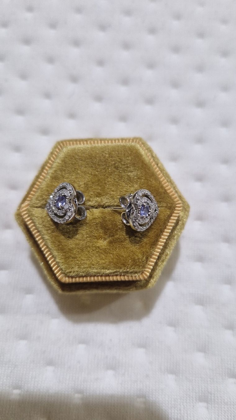 Ohrringe & -stecker: Tanzanite Diamond Earrings  – Neu (gemäss Beschreibung) aus Château-d'Oex von mgj_9559 2