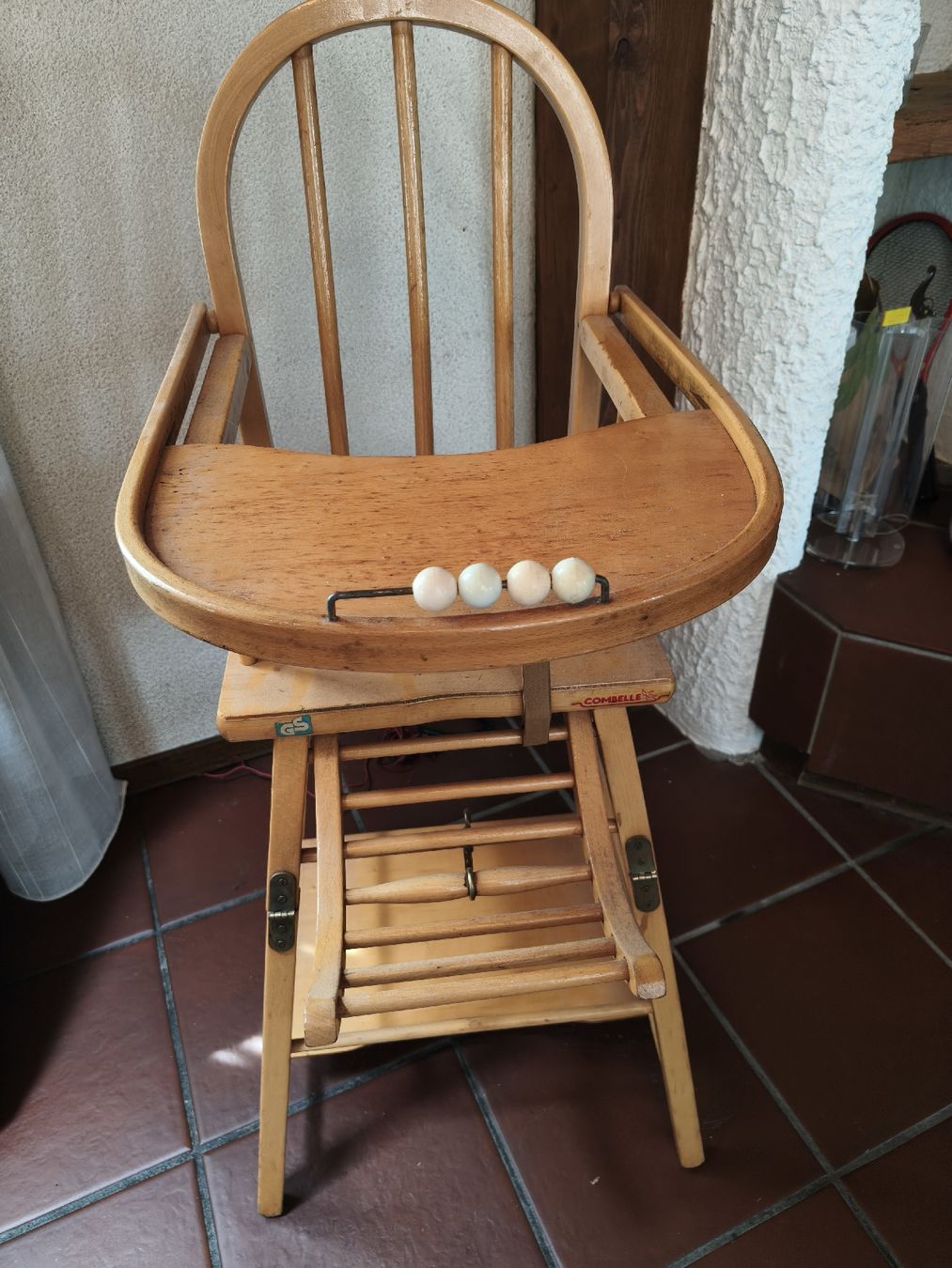 Chaises hautes: Combelle Kindersitz Holz – D'occasion à Luzern par FelixKurll