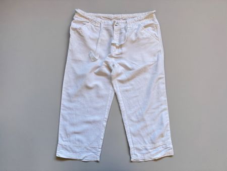 Columbia cropped pant WOMEN SZ 40 55% linen 45% cotton